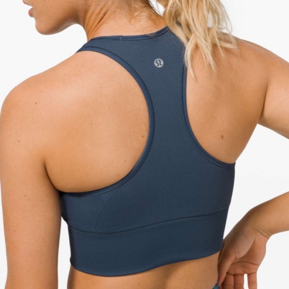 Lululemon Iron Blue Ebb to Train Bra - Picture 7 of 8